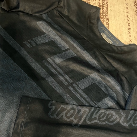 NWT Troy Lee Designs 3/4 sleeve ruckus riding jersey navy size medium - Picture 2 of 8